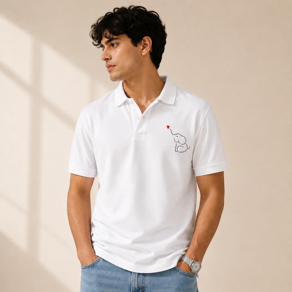 Heart & Trunk: Embroidered Piqué Polo