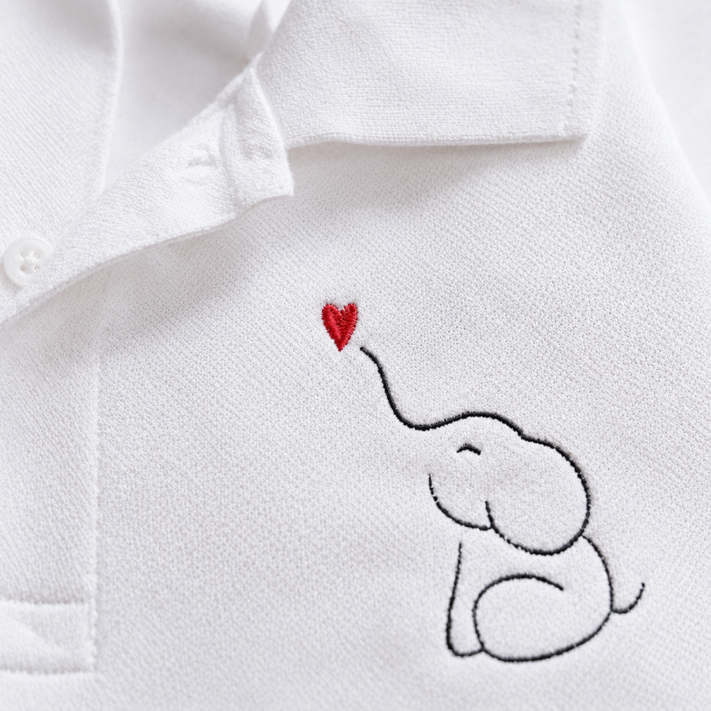 Heart & Trunk: Embroidered Piqué Polo