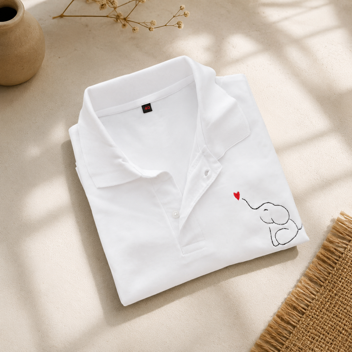 Heart & Trunk: Embroidered Piqué Polo